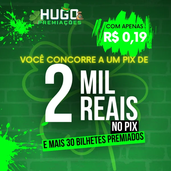 1000$ no pix + 15 Bilhetes de 100$